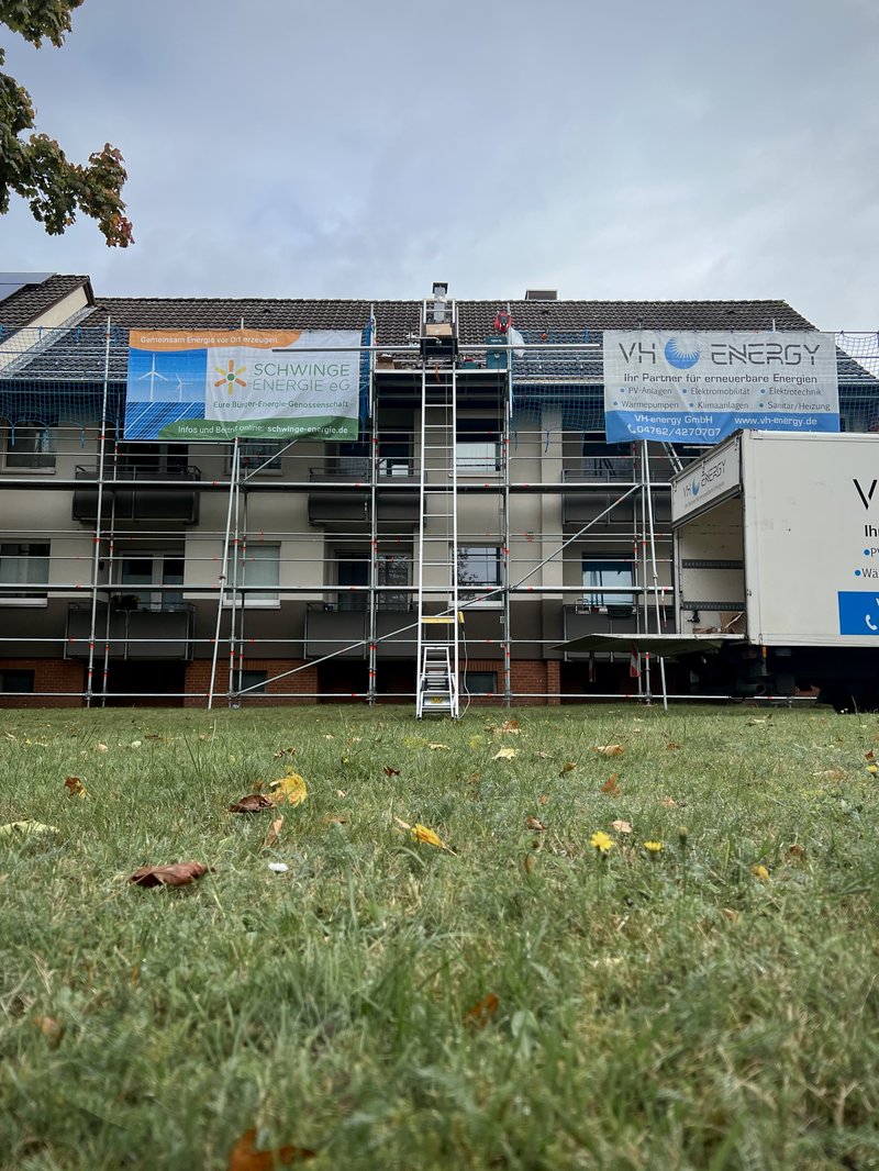 Baustelle Schwinge Energie Stade Hahle